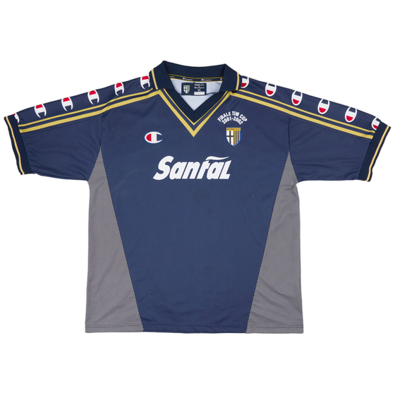 2001-02 Parma 'Signed' 'Finale TIM Cup' Away Shirt - 8/10 - (XL)