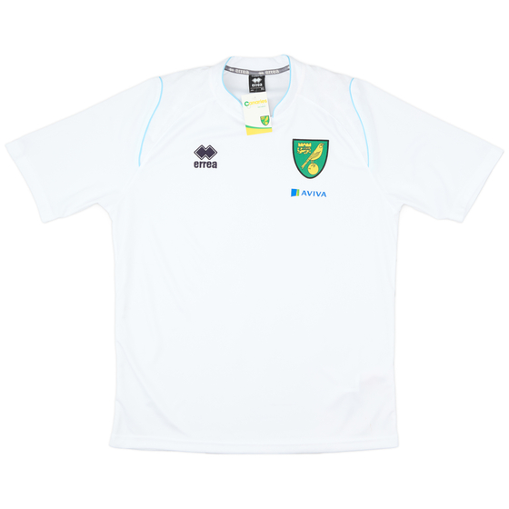 2013-14 Norwich Errea Polo T-Shirt - As New - (XL)