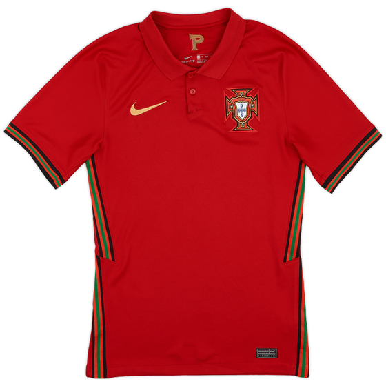 2020-21 Portugal Home Shirt - 9/10 - (XS)