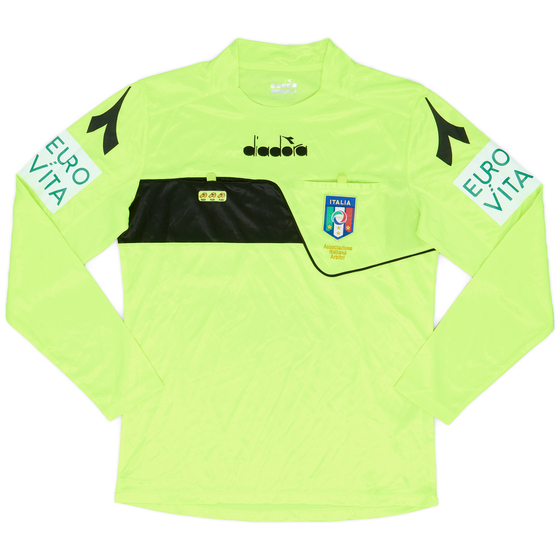2017-18 Italy Diadora Referee L/S Shirt - 9/10 - (S)