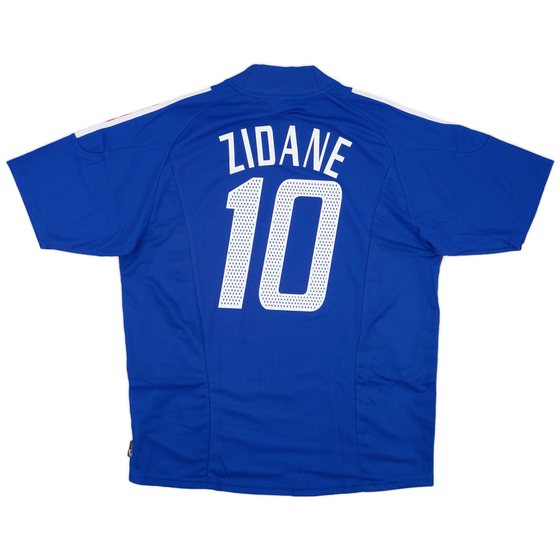 2002-04 France Home Shirt Zidane #10 (L)