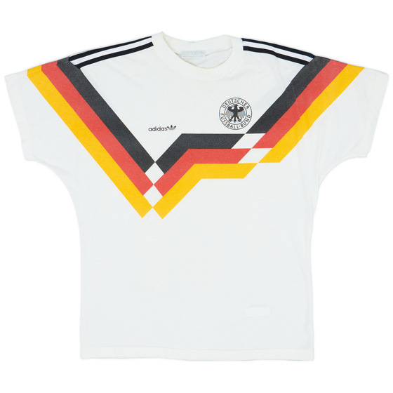 1990-92 Germany adidas Cotton Tee - 8/10 - (M)