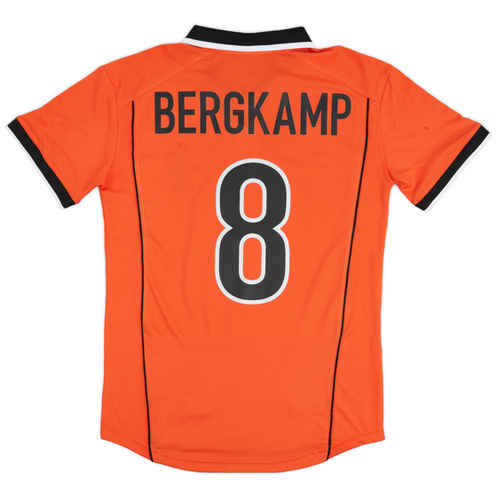 1998-00 Netherlands Home Shirt Bergkamp #8 - 8/10 - (L)
