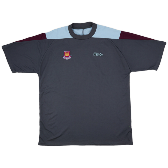 2000-02 West Ham Fila Training Shirt - 7/10 - (XL)