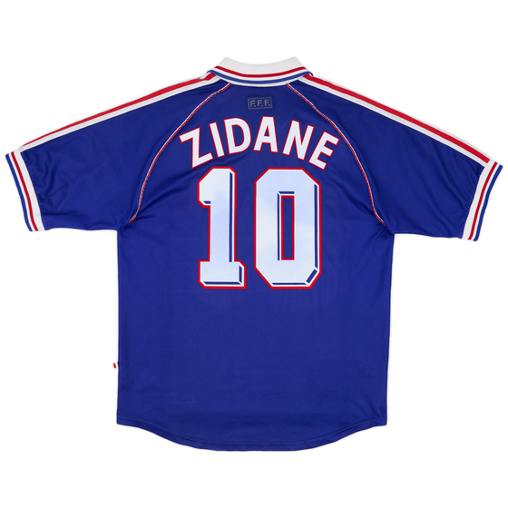 1998-00 France Home Shirt Zidane #10 - 7/10 - (XL)