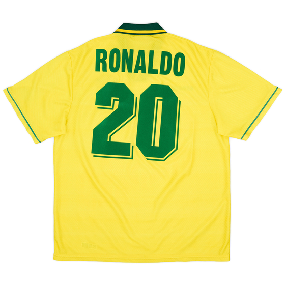 1994 Brazil Home Shirt Ronaldo #20 - 8/10 - (XL)