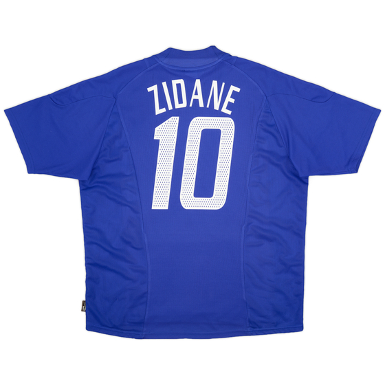 2002-04 France Home Shirt Zidane #10 - 6/10 - (L)