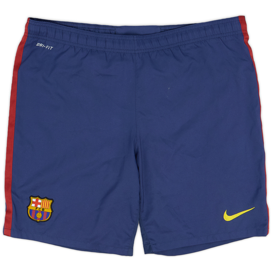 2012-13 Barcelona Home Shorts - 9/10 - (L)