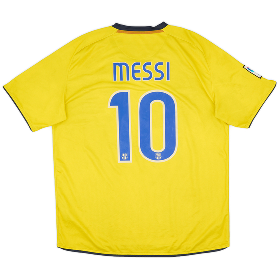 2008-10 Barcelona Away Shirt Messi #10 - 5/10 - (XL)