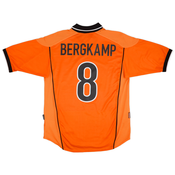 1998-00 Netherlands Home Shirt Bergkamp #8 - 8/10 - (L)