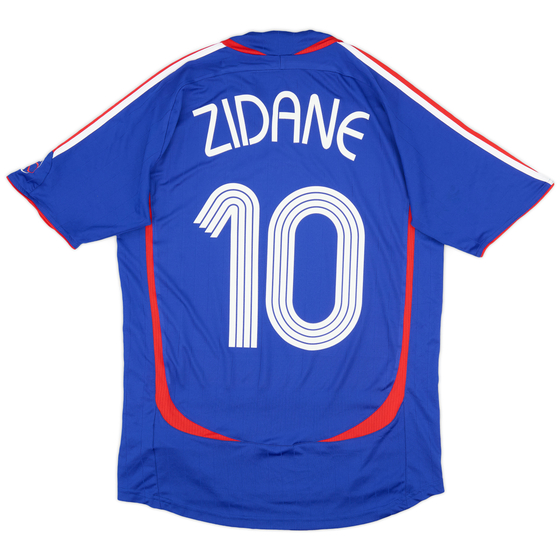 2006-07 France Home Shirt Zidane #10 - 9/10 - (S)