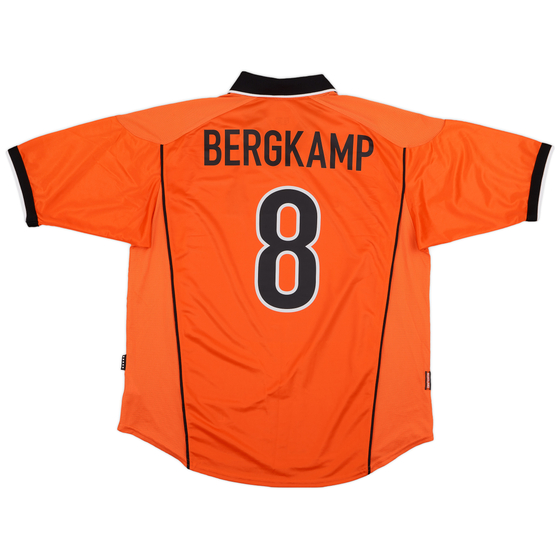1998-00 Netherlands Home Shirt Bergkamp #8 - 8/10 - (XL)