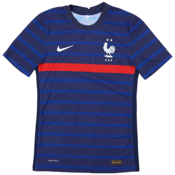 2020-21 France Authentic Home Shirt - 9/10 - (XS)