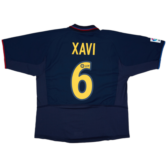 2002-03 Barcelona Away Shirt Xavi #6 - 8/10 - (XL)