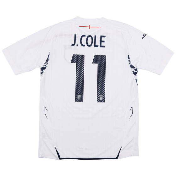 2007-09 England Home Shirt J.Cole #11 - 8/10 - (M)