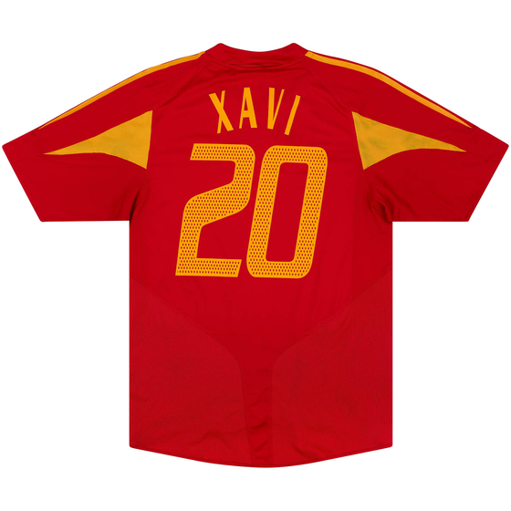 2004-06 Spain Home Shirt Xavi #20