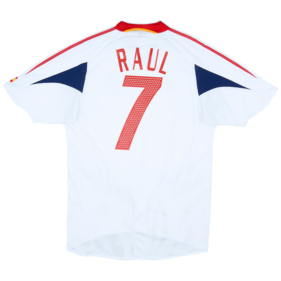 2004-06 Spain Away Shirt Raul #7 - 8/10 - (M)