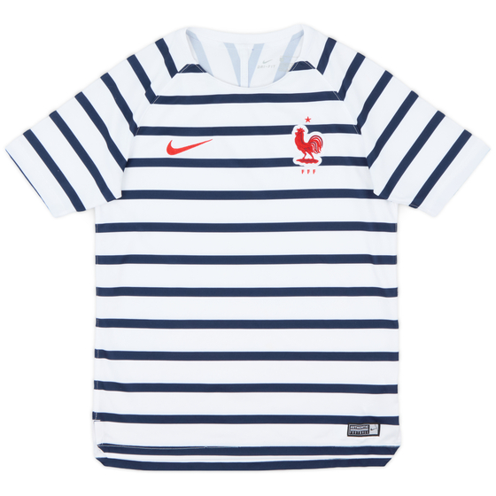 2018-19 France Nike Training Shirt - 5/10 - (L.Boys)