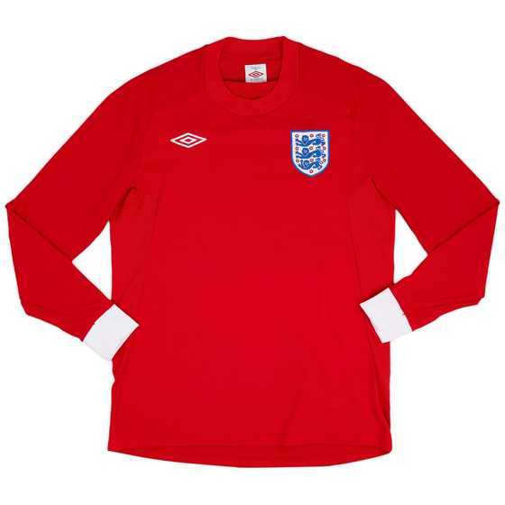 2010-11 England Away L/S Shirt - 9/10 - (M)