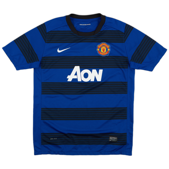 2011-13 Manchester United Away Shirt - 8/10 - (Women's XL)