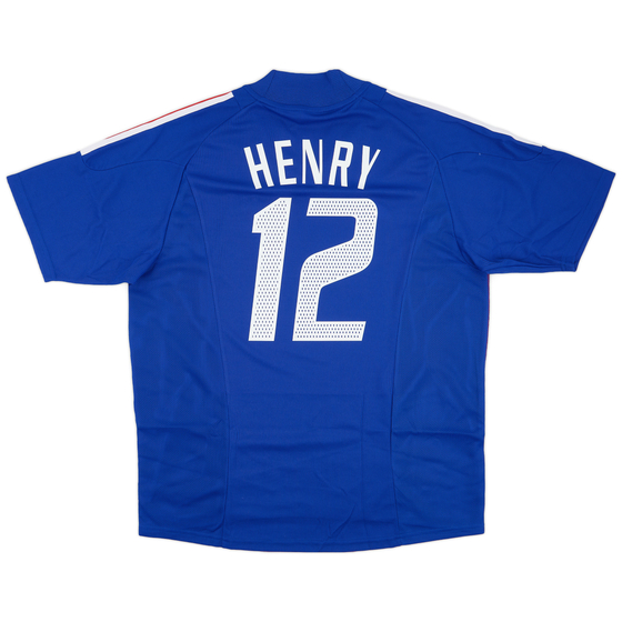 2002-04 France Home Shirt Henry #12 (L)