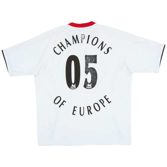 2005-06 Liverpool Away Shirt Champions of Europe #05 - 6/10 - (XL)