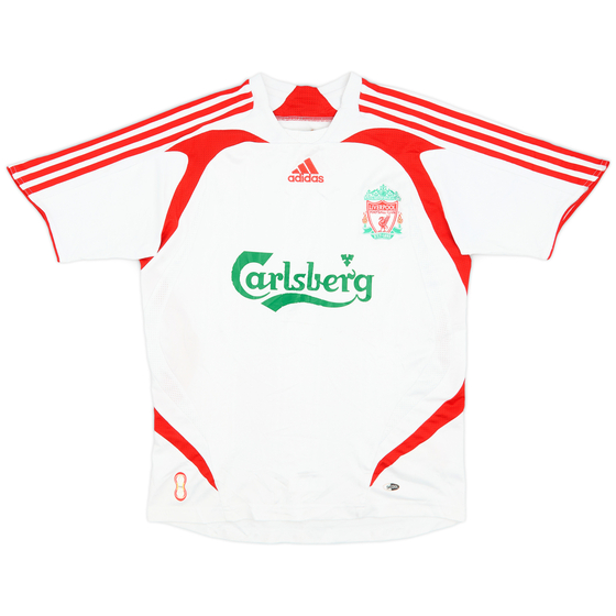 2007-08 Liverpool Away Shirt - 6/10 - (L.Boys)