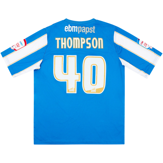 2012-13 Colchester United Match Issue Home Shirt Thompson #40