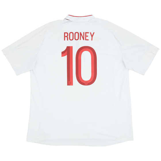 2012-13 England Home Shirt Rooney #10 - 7/10 - (3XL)
