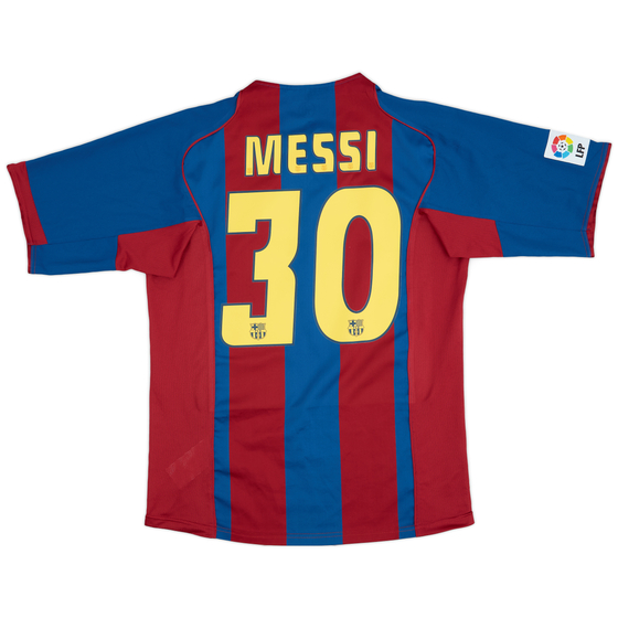 2004-05 Barcelona Home Shirt Messi #30 - 8/10 - (M)