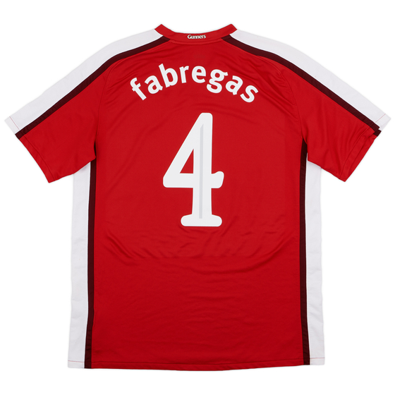 2008-10 Arsenal Home Shirt Fabregas #4 - 9/10 - (L)