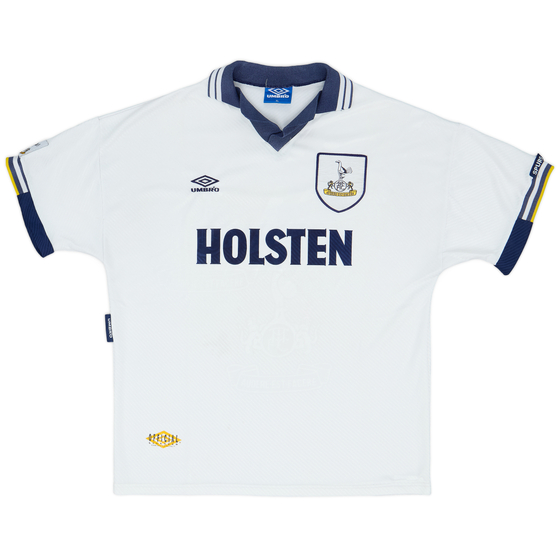 1993-95 Tottenham Home Shirt - 7/10 - (XL)