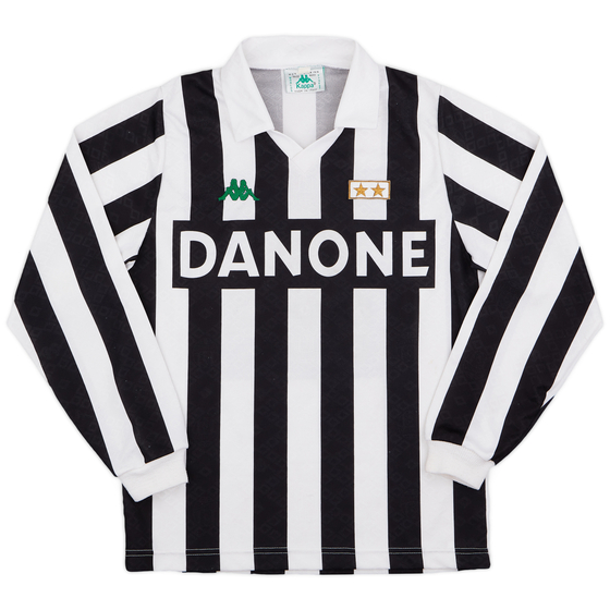 1992-94 Juventus Home L/S Shirt - 9/10 - (S)
