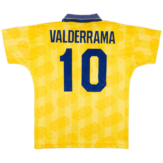 1994-95 Colombia Home Shirt Valderrama #10 - 7/10 - (L)