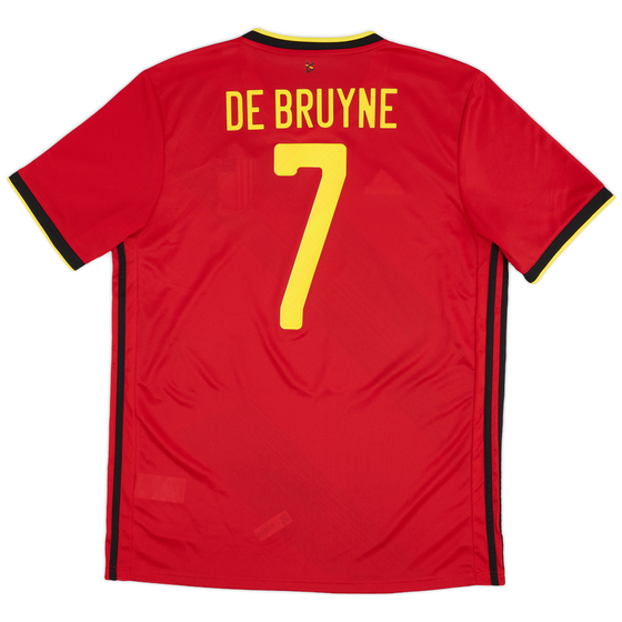 2020-21 Belgium Home Shirt De Bruyne #7 - 9/10 - (L)
