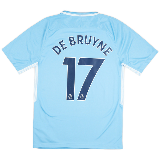 2017-18 Manchester City Home Shirt De Bruyne #17 (S)