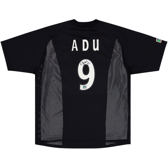 2002-03 DC United Player Issue Signed Home Shirt Adu #9