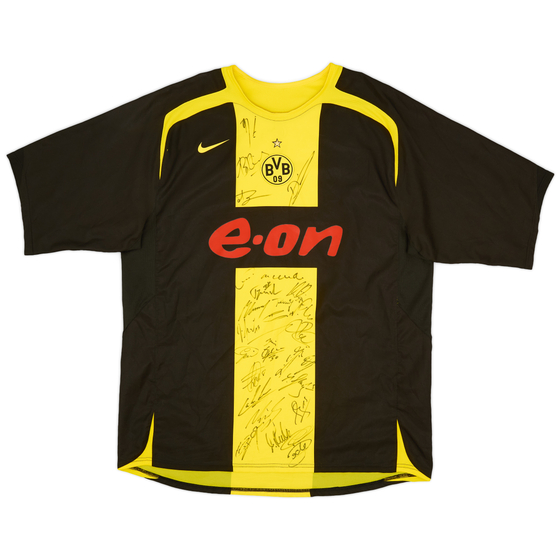 2005-06 Borussia Dortmund Signed Away Shirt - 9/10 - (XL)
