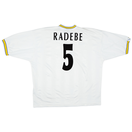 1996-98 Leeds United Home Shirt Radebe #5 - 5/10 - (XL)