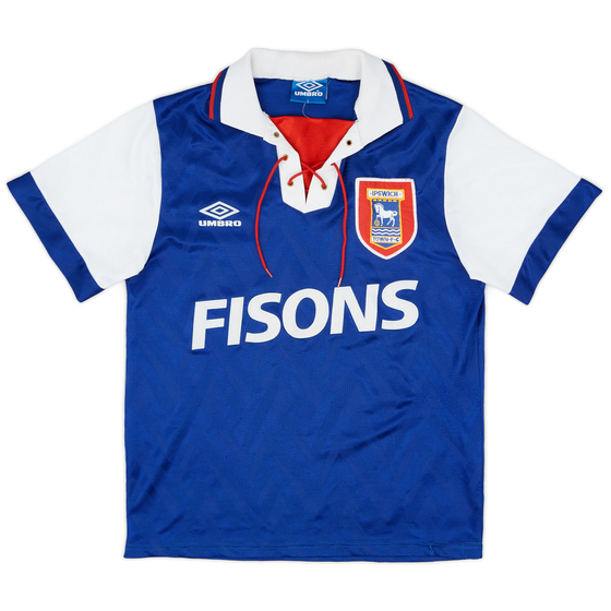 1992-94 Ipswich Home Shirt - 8/10 - (S)