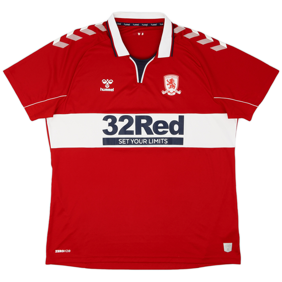 2020-21 Middlesbrough Home Shirt - 8/10 - (XXL)