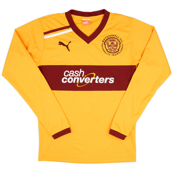 2011-12 Motherwell Home L/S Shirt - 8/10 - (S)