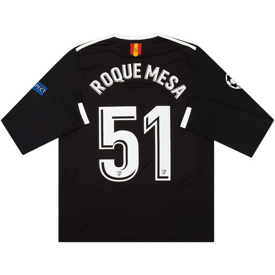 2017-18 Sevilla Match Issue Champions League Third L/S Shirt Roque Mesa #51 (v Man Utd)