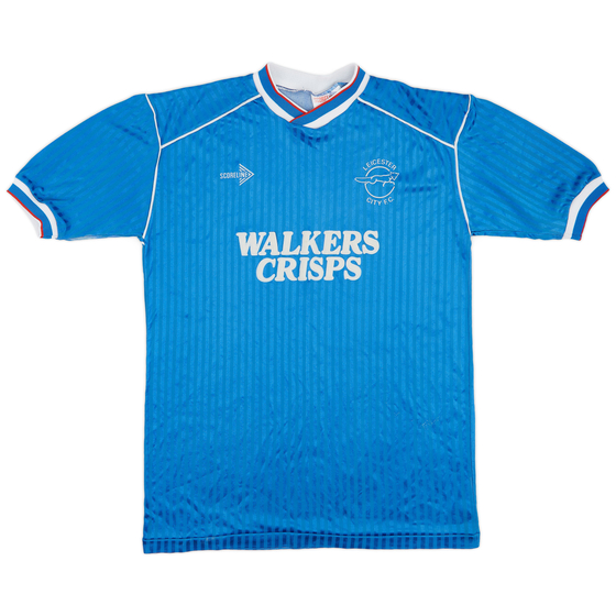 1989-90 Leicester City Home Shirt - 8/10 - (L)