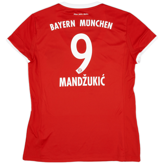 2013-14 Bayern Munich Home Shirt Mandžukić #9 - 9/10 - (Women's L)