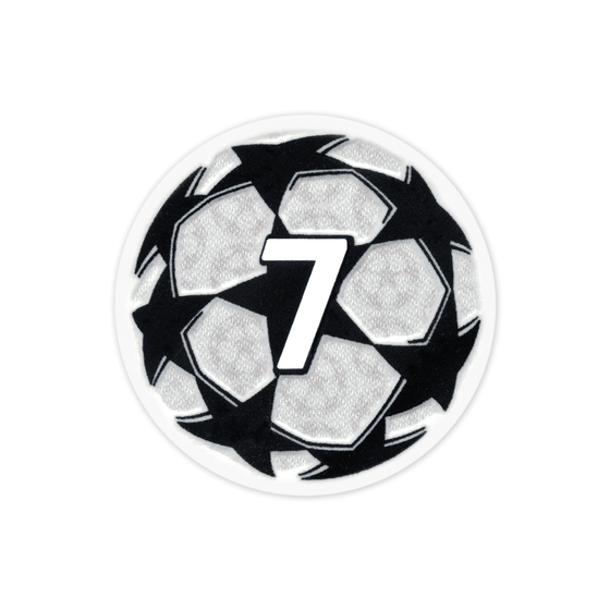 2021-24 UEFA Champions League 7 Times Winners Player Issue Badge of Honour Patch