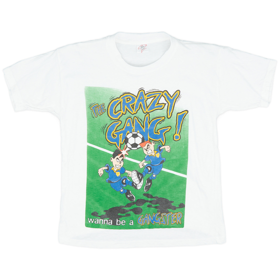 1990s Wimbledon 'Crazy Gang' Leisure Shirt - 8/10 - (L.Boys)
