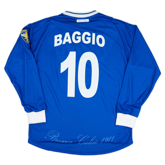 2000-01 Brescia Garman Reissue Home L/S Shirt Baggio #10