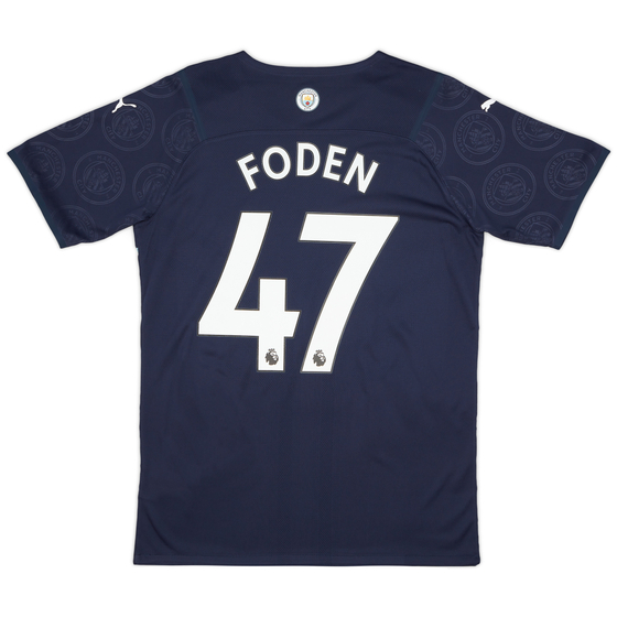 2021-22 Manchester City Player Issue Third Shirt Foden #47
