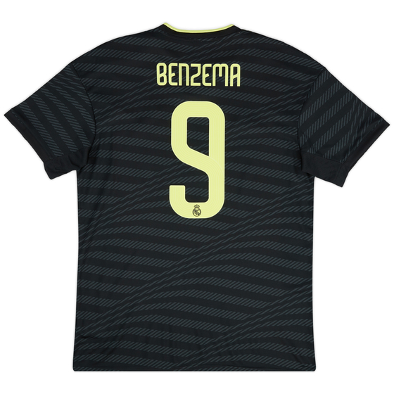 2022-23 Real Madrid Third Shirt Benzema #9